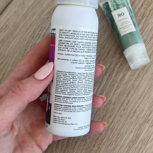 R+Co [ 2 ] Mini Set Analog Cleansing Foam Conditioner & Waterfall Shine Lotion - Picture 5 of 6